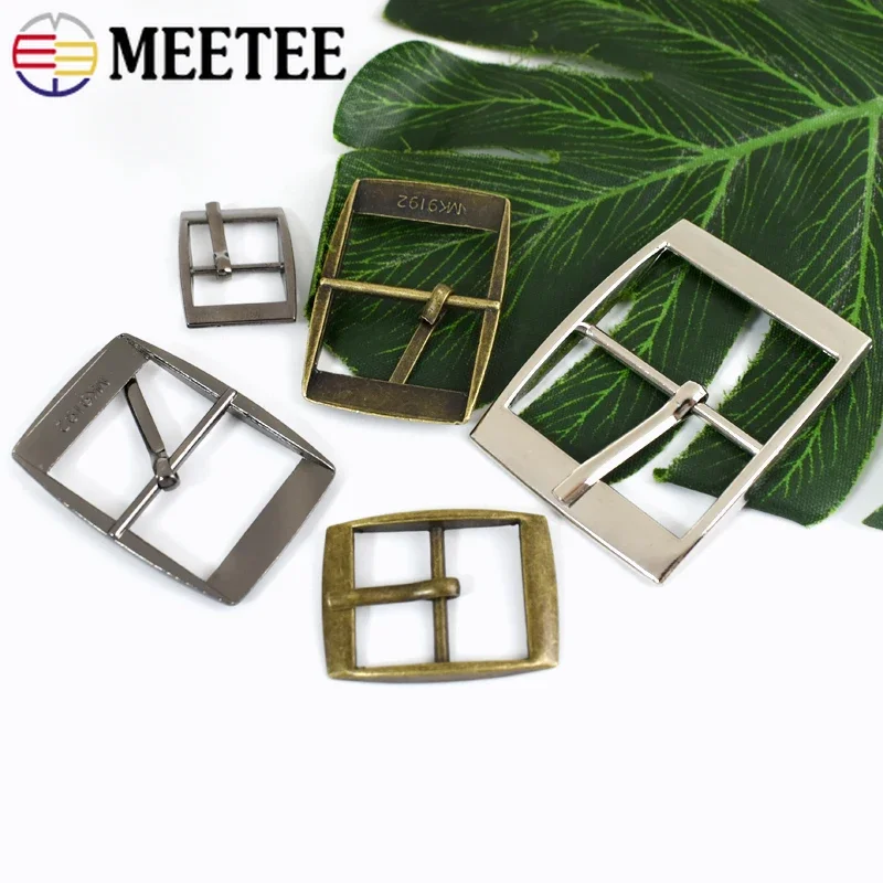 5/10/20 pçs meetee 15/20/25/30mm fivelas de pino de metal saco cinta cinto ajustar fecho coleira do cão webbing gancho acessórios de ferragem