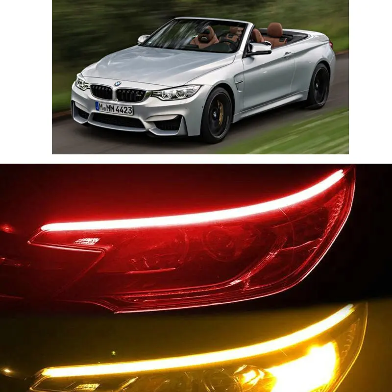 

30cm 45cm 60cm Startup Scan Flow turn signal Light For BMW f83 f32 f82 f36 f80 f07 f18 f12 f13 f25 F26 e63 e64 e83 e71 e72 e85