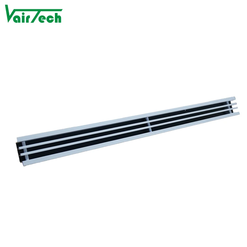 Ventilazione HVAC Soffitto Fornitura d'aria Geille Griglia con asta lineare fittizia decorativa in alluminio 30x8 pollici per oppoing