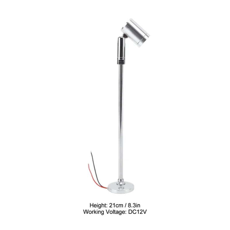 LED Mini Spotlight Jewelry Showcase Display Lights DC12V Upright Mini Display Cabinet Light Eye Care Stable Heat Dissipation