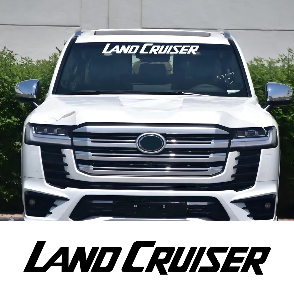 ملصق للزجاج الامامي للسيارة لتويوتا لاند كروزر 70 79 V8 J40 J200 GX VX ZX J300 ، ملصق ديكور فينيل كلوريد ، اكسسوارات السيارات