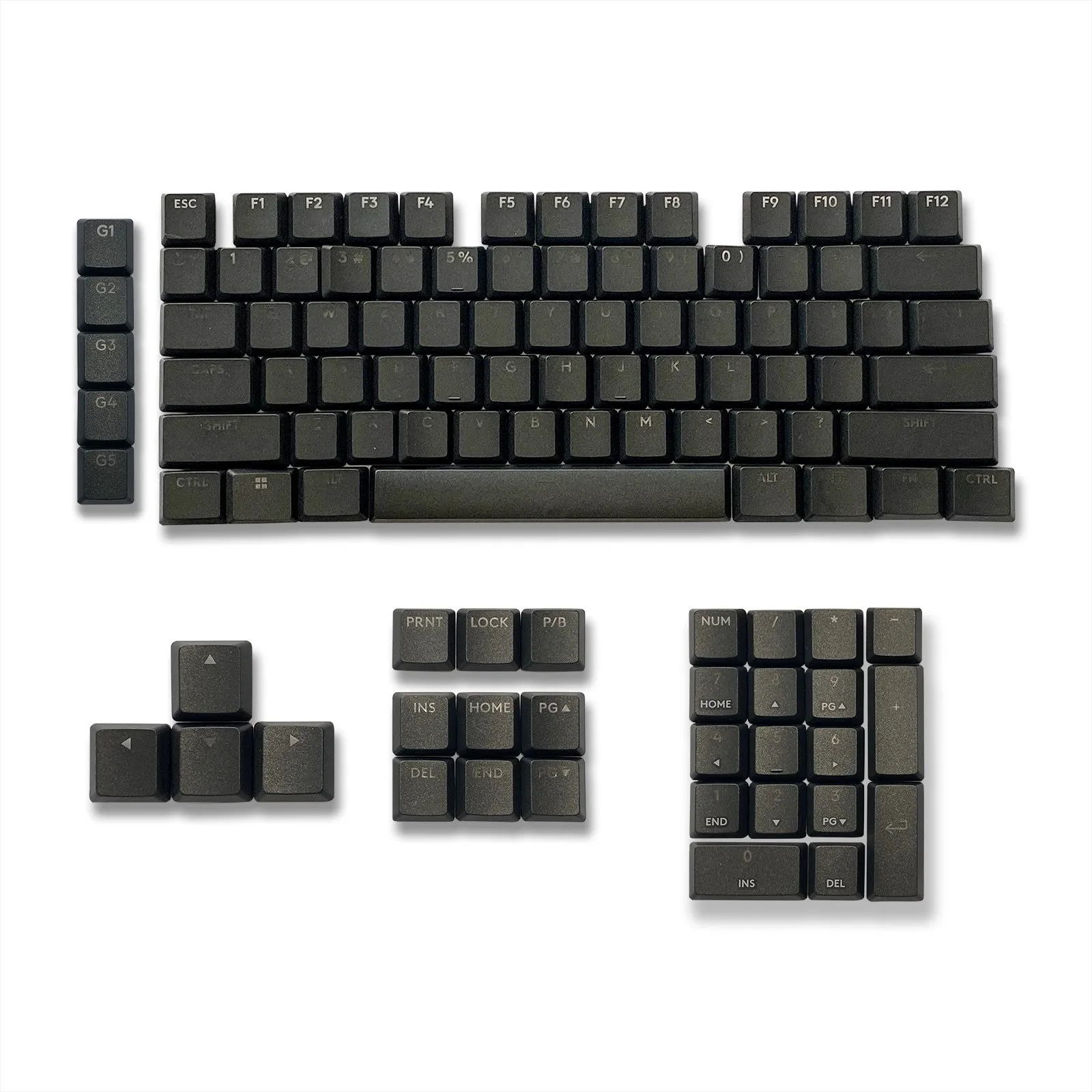 1 Set PBT Backlit Keycaps For Logitech G515 / G915X / G915 X LIGHTSPEED TKL Keyboard Low Prifile Kailh 1353 Switch Key Caps