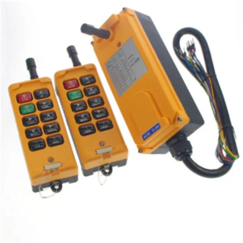 HS-10 2 Transmitters 10 Channels Hoist Crane Radio Remote Control System