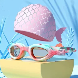 Silicone Cap Children's Swimming Goggles Suitable for Boys and Girls Children's Swimming Goggles Water Sports Equipment