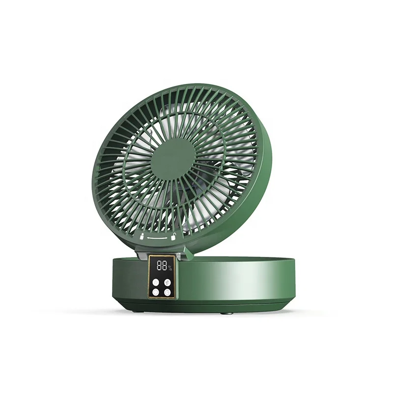 

Tom AutoOffice Folding Disc Fan Defender Rechargeable Small Ventilation Fan Portable New Design Desktop Home DC 5V 4000mah Elect