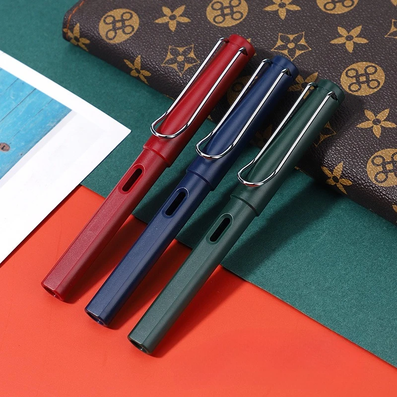 

German style ink bag pen for primary school students Internet celebrity pen pen of the same style, multi-color optional pen
