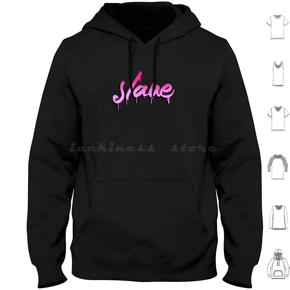 Slave Hoodie Cotton Long Sleeve Bdsm Love Sado Maso Master Obedientslave Girlwoman Collar Leash Sex Submissive Pleasure Art Of