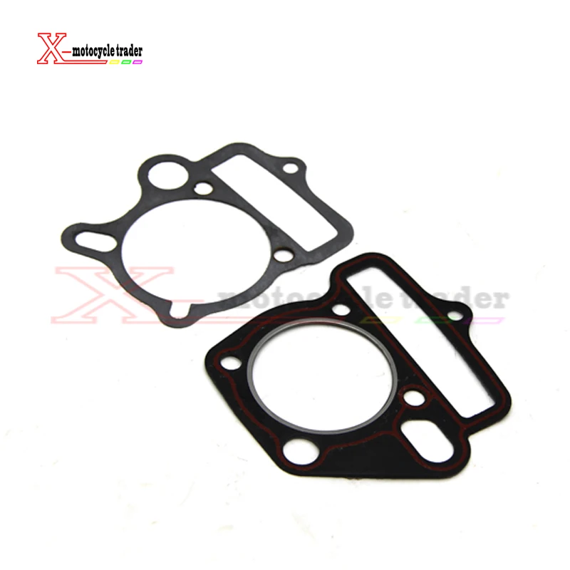 Motorcycle 52.4mm Bore steel cylinder Piston Gasket kit For lifan 125cc LF125 Horizontal Engines Dirt Pit Bike Monkey Bike ATV