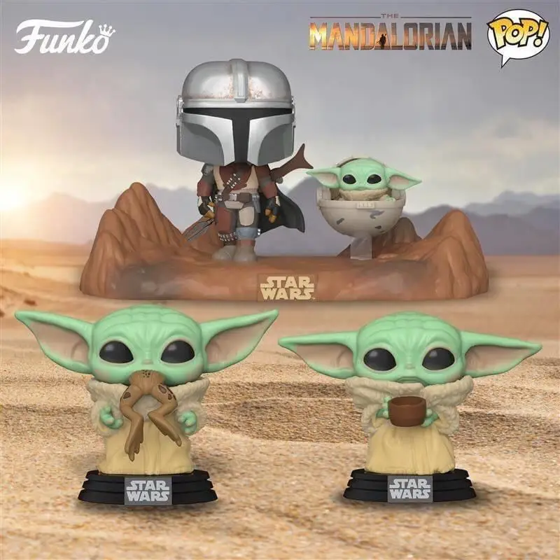 Figura de Acción Funko Pop de Star Wars, Darth Vader, Yoda, Modelo de Juguete para Colección