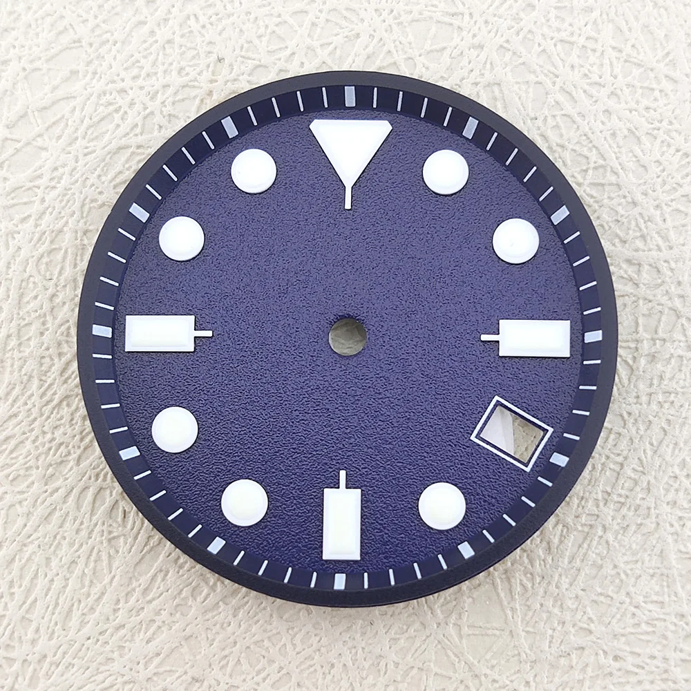 29.5mm Watch Dial NH35 Dial Custom LOGO Laser Printed Logo/Name DIY Luminous Dial NH35 Case Suitable For NH35/NH36 Movements