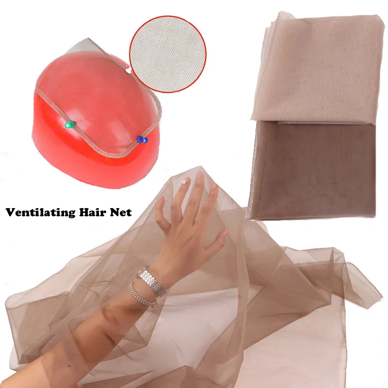 Transparent HD Lace Net for Wig Making, 1 Yard