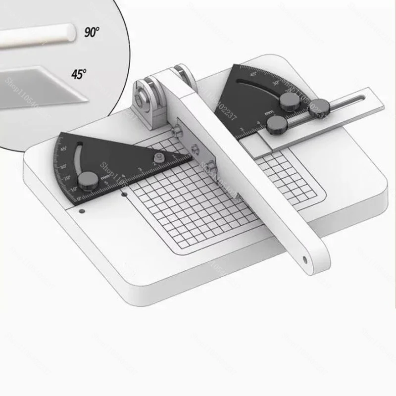 0236a-b Ship Model Manufacturing Construction Tools Sailing Deck Slicer New Manual Angle Knife Hull Wood Strip Cutting Machine