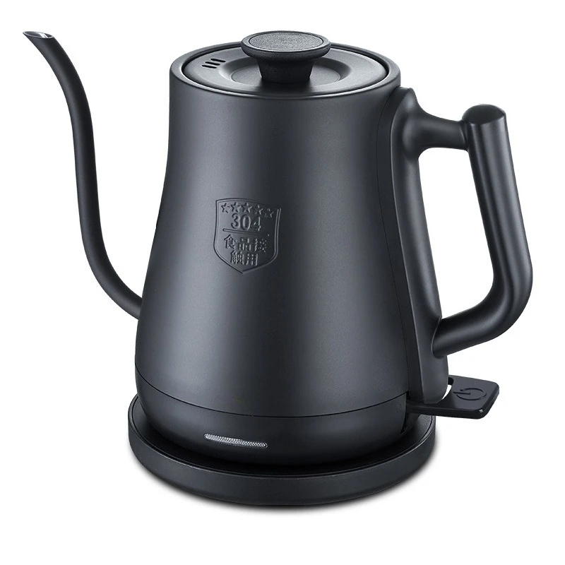 

Long mouth tea art pot 1 liter small electric kettle household 316 stainless steel electric kettle teapot office