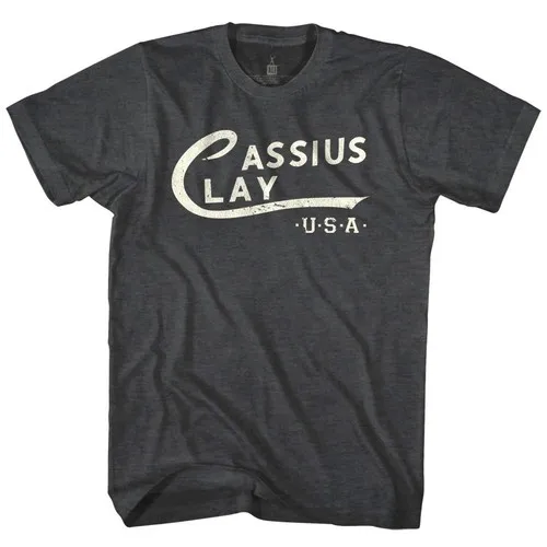 OFFICIAL Cassius Clay Vintage Logo Men's T-shirt Boxing