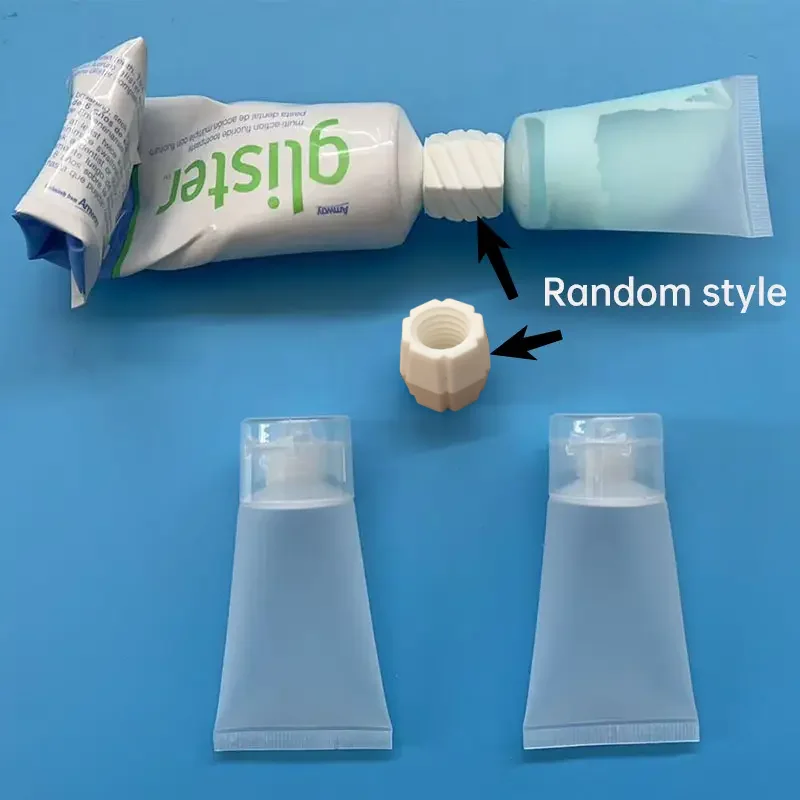 3 stuks reisflessen van 30 ml + adapters |   Lekvrije toilettasset voor op reis, handbagage