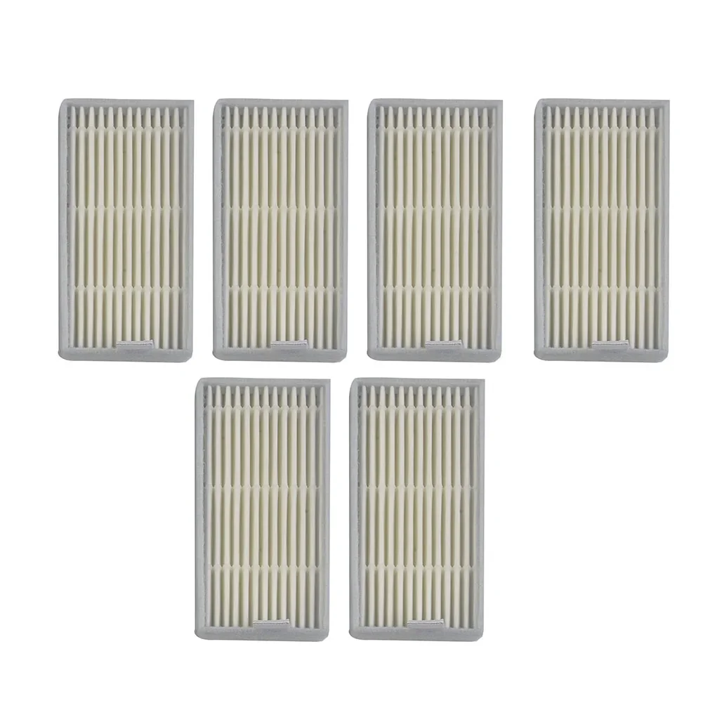 Durable High Quality Filters Replace Filter Parts Replacement White 6 PCS Accessories Filtering Dust Household