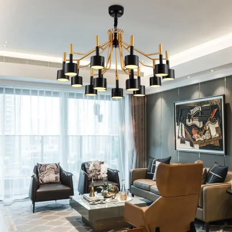 Post modern Nordic living room chandelier individual creative designer simple modern dining room bedroom lamp LED lamp