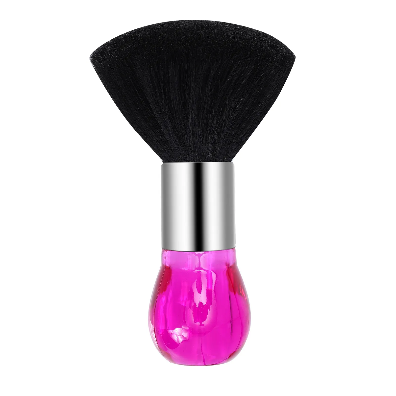 

Neck Duster Brush with Crystal Handle Hair Cleaner Brush for Shaving Haircutting Removes Scattered Beard Hair Easily Skin