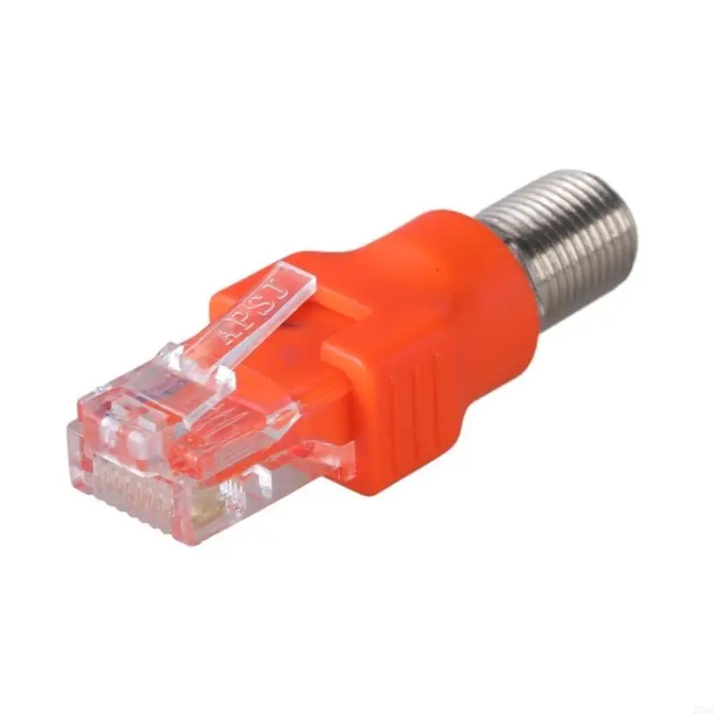 J78A RF Female to RJ45 Male Converters Adapter for Coaxial Cable Testing and Line Finder Use