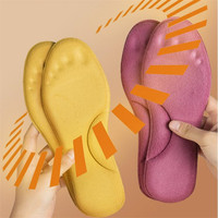 1 Pair Keep Warm Heated Soft Insoles Thermal Breathable Plush Winter Sport Shoes Insert Cushion For Men Women Boots Pad Sole