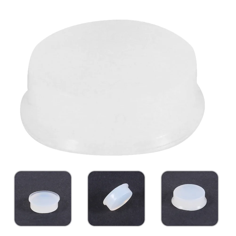 

50Pcs Flute Plugs Transparent Silicone Open Hole Key Covers Small Round Soft Silicone Flute Accessories for Beginners