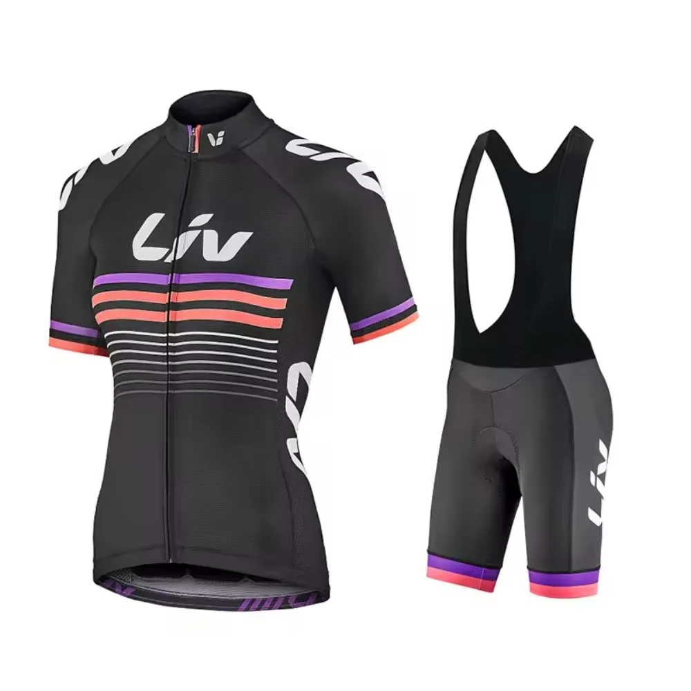 Liv Cycling Shorts Set 2025 New Women Cycling Jersey Bike Clothing Suit Liv Team Version Racing Suit Roupa Ciclismo Feminine