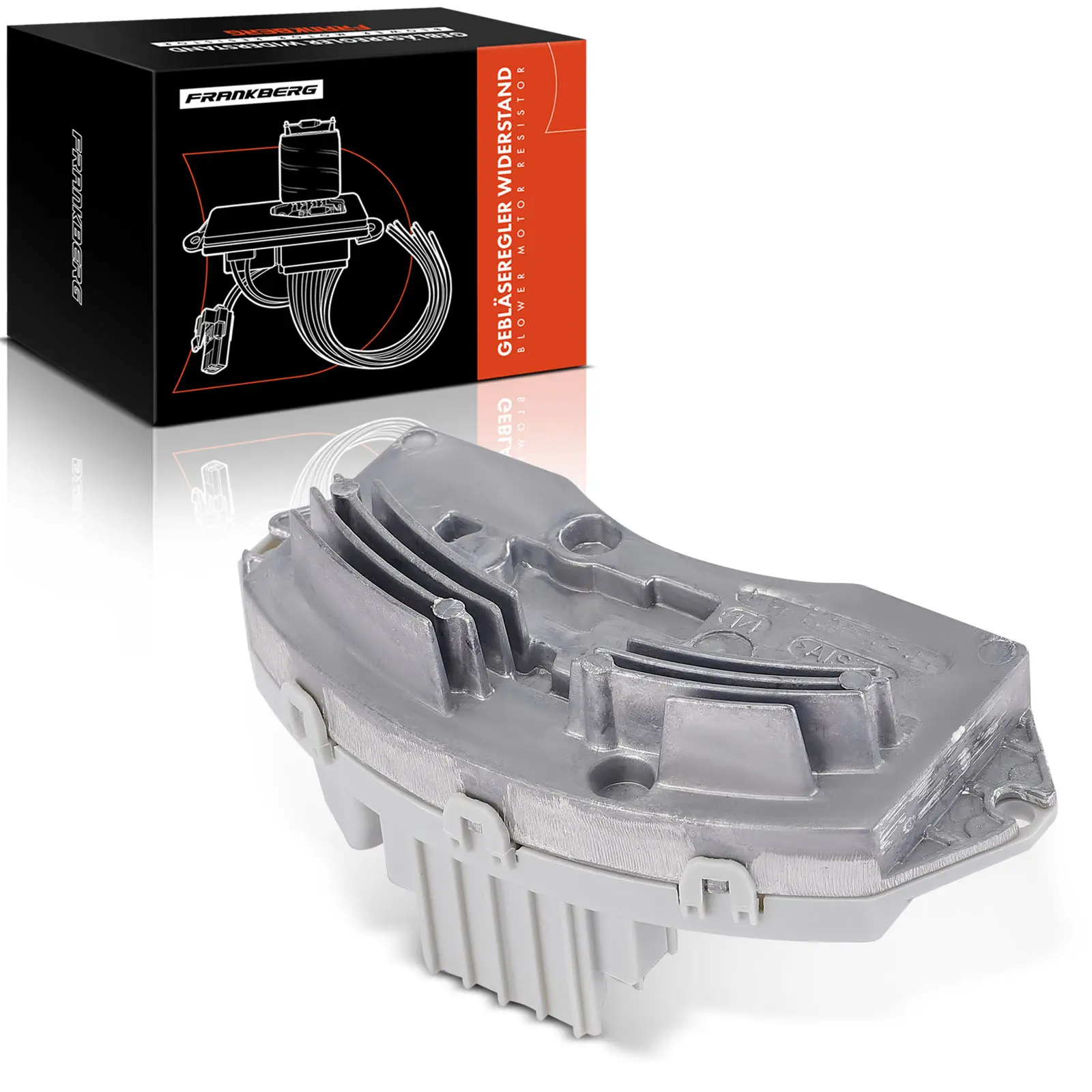 Frankberg 1x weerstand voor blowermotor voor BMW E81 E82 E90 E91 E93 X1 X3 X5 X6 Z4 64116927090 7701046941 64119146765