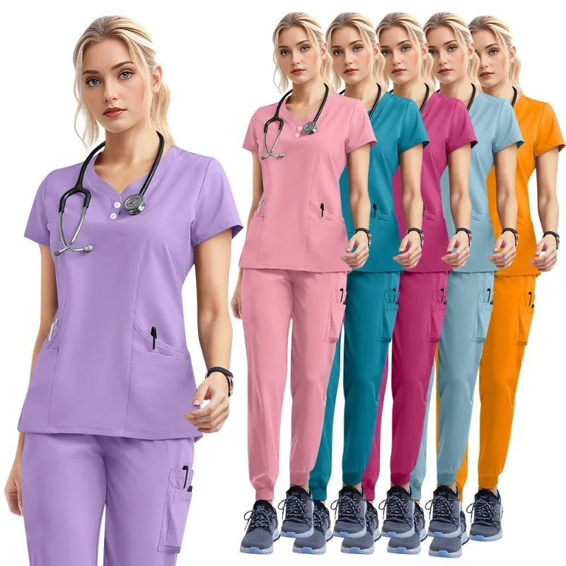

Hand Washing Clothes for Women Hand Brushing Work Clothes for Dentists and Pet Doctors Work Clothes for Men Short Sleeved Set