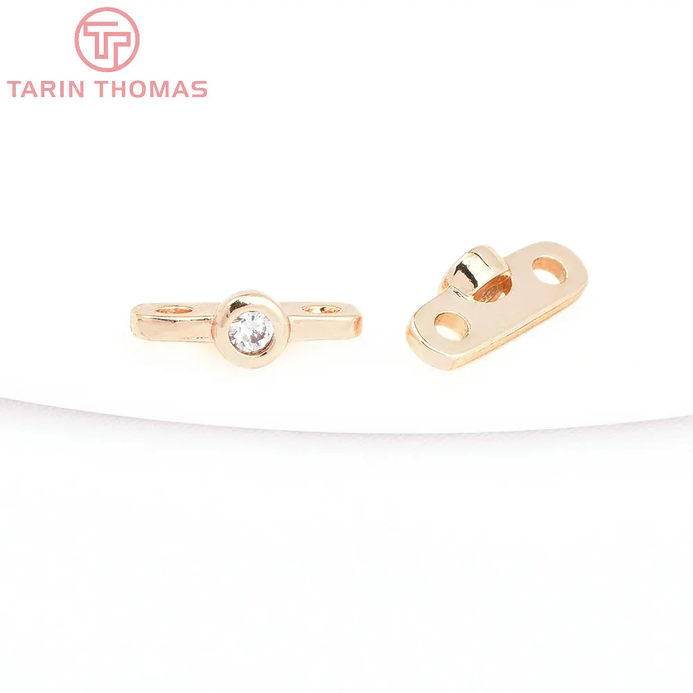 (5511) 24k cor dourada latão com zircônia vários estilos colar pulseira conector acessórios de joias diy de alta qualidade