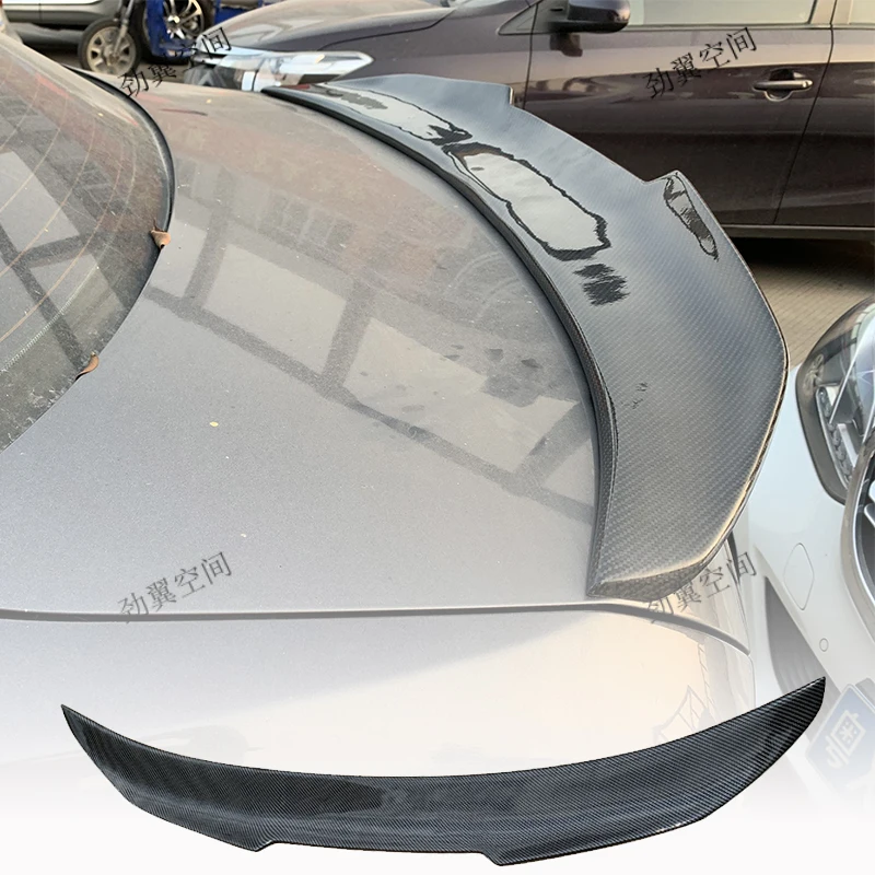 Suitable for BMW 3 Series E90 modify PSM Style Carbon fiber Rear Spoiler Trunk wing  2005-2012 FRP carbonSpoiler