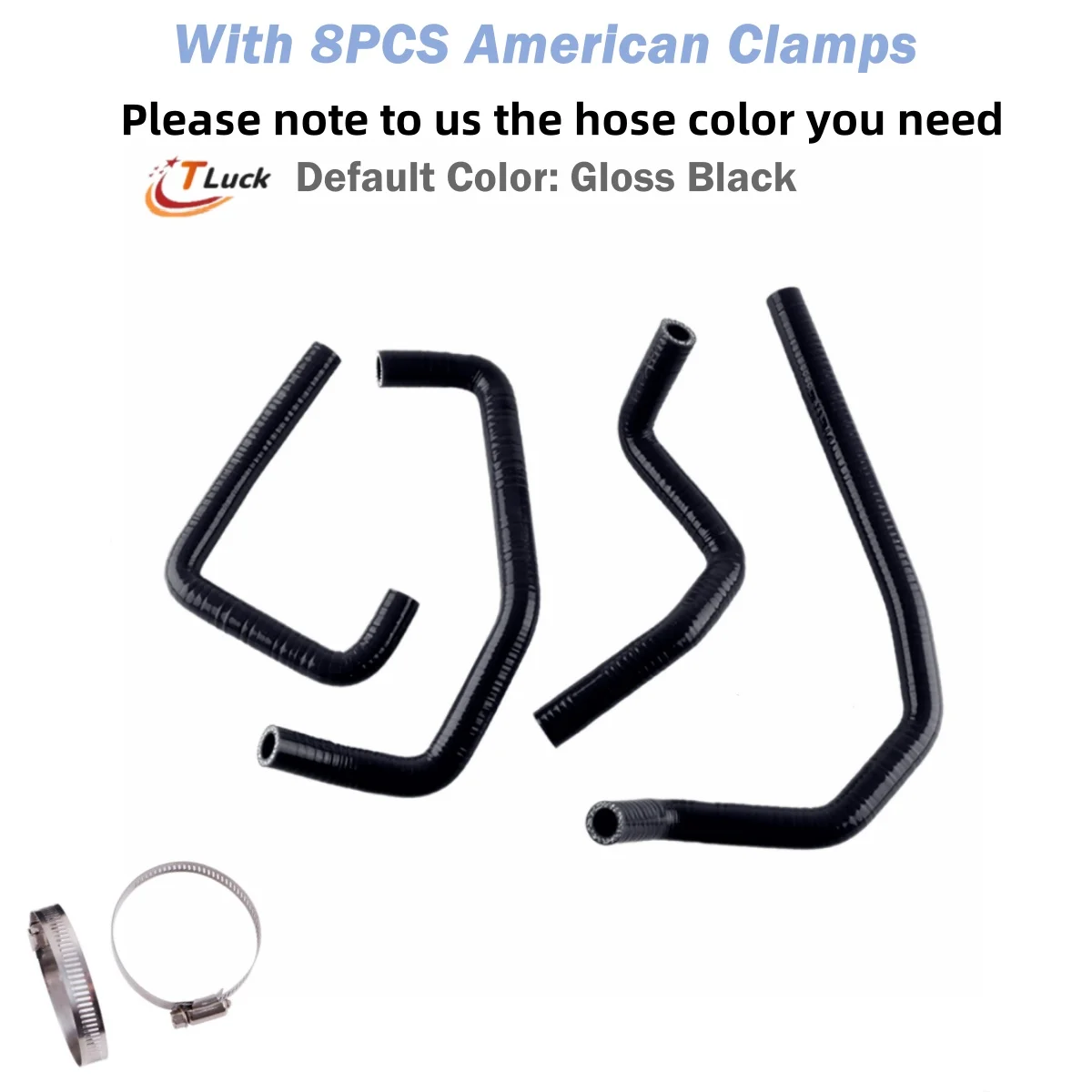 4PCS For Renault 5GT 5 GT Turbo Ventilation 1985-1996 Car Silicone Radiator Water Coolant Tubes Pipe Hose Kit