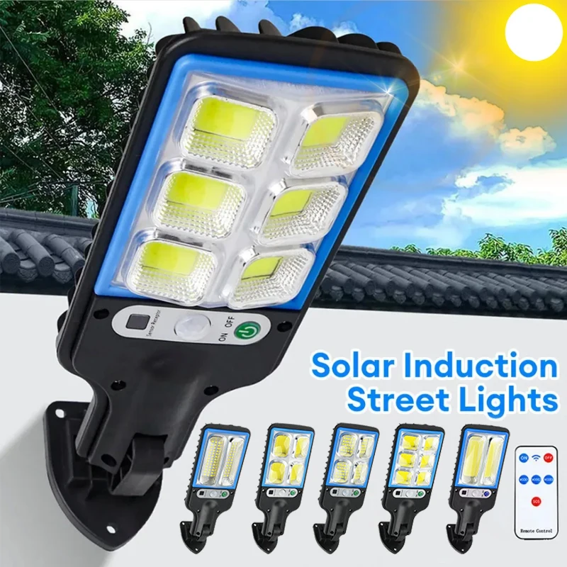 

Outdoor Solar LED Motion Sensor Wall Light IP65 Waterproof 3 Working Modes Super bright Street Lamp For Garden Garage Courtyard