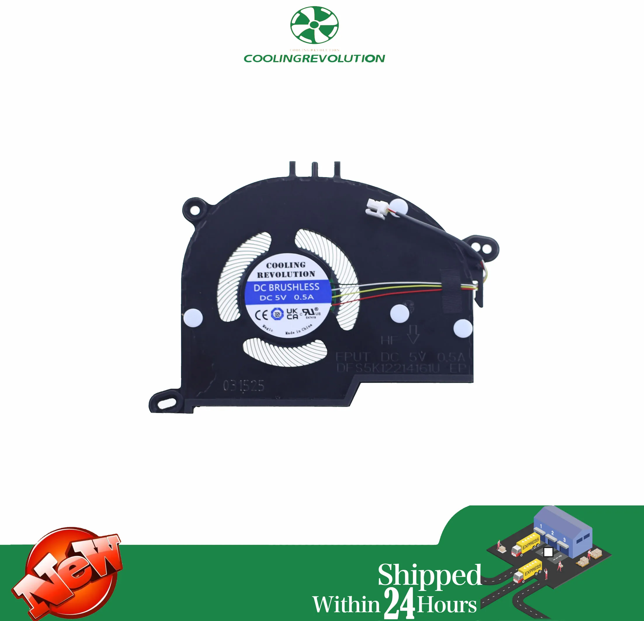 Laptop CPU Cooling Fan for LG Gram 15 15Z90 16Z90Q 17Z90Q 2022 15Z90P 16Z90P 17Z90P 2021