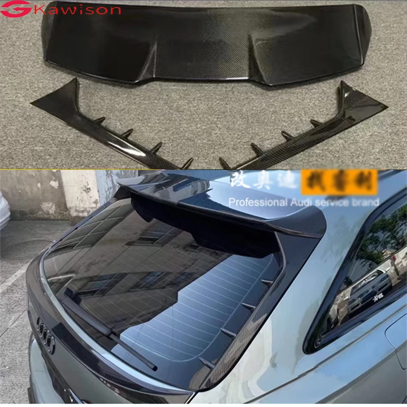 

A6 Avant Real Carbon Fiber Car Rear Wing Trunk Lip Spoilers For Audi A6 Allroad S6 A6 C8 RS6 2020+