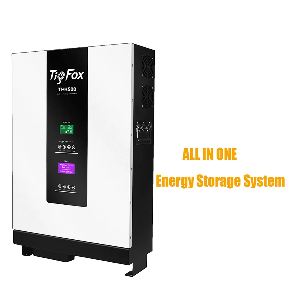 Tigfox WiFi Power Wall Solar Energy Storage Backup Batteries 5Kwh 3Kw Ac Output Power Solutions For Solar System with Inverter