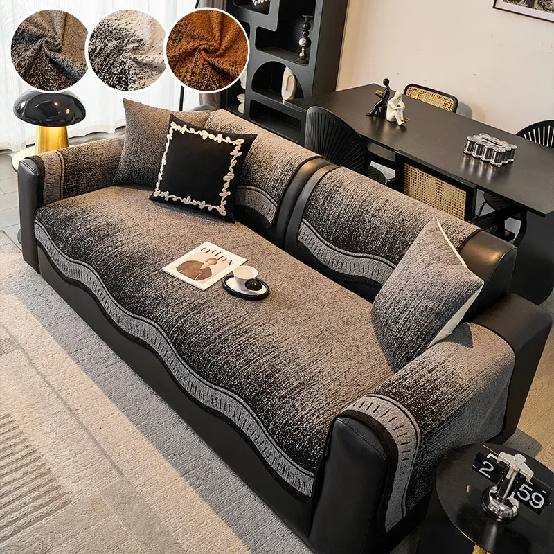 1 قطعة وسادة أريكة فاخرة خفيفة لشتاء 2025 وسادة أريكة غرفة المعيشة الثابتة المضادة للانزلاق على شكل وسادة أريكة #2