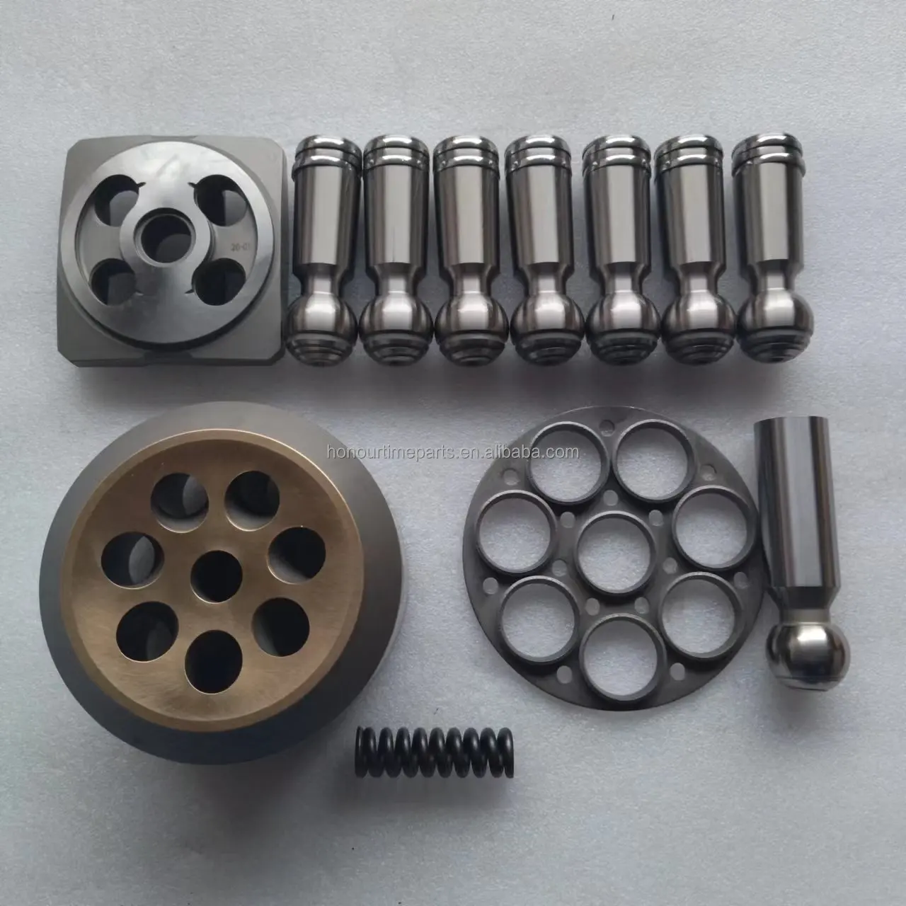 

R450-7 Excavator Machinery Travel Motor Parts Final Drive Parts Valve Plate Set Plate Spring