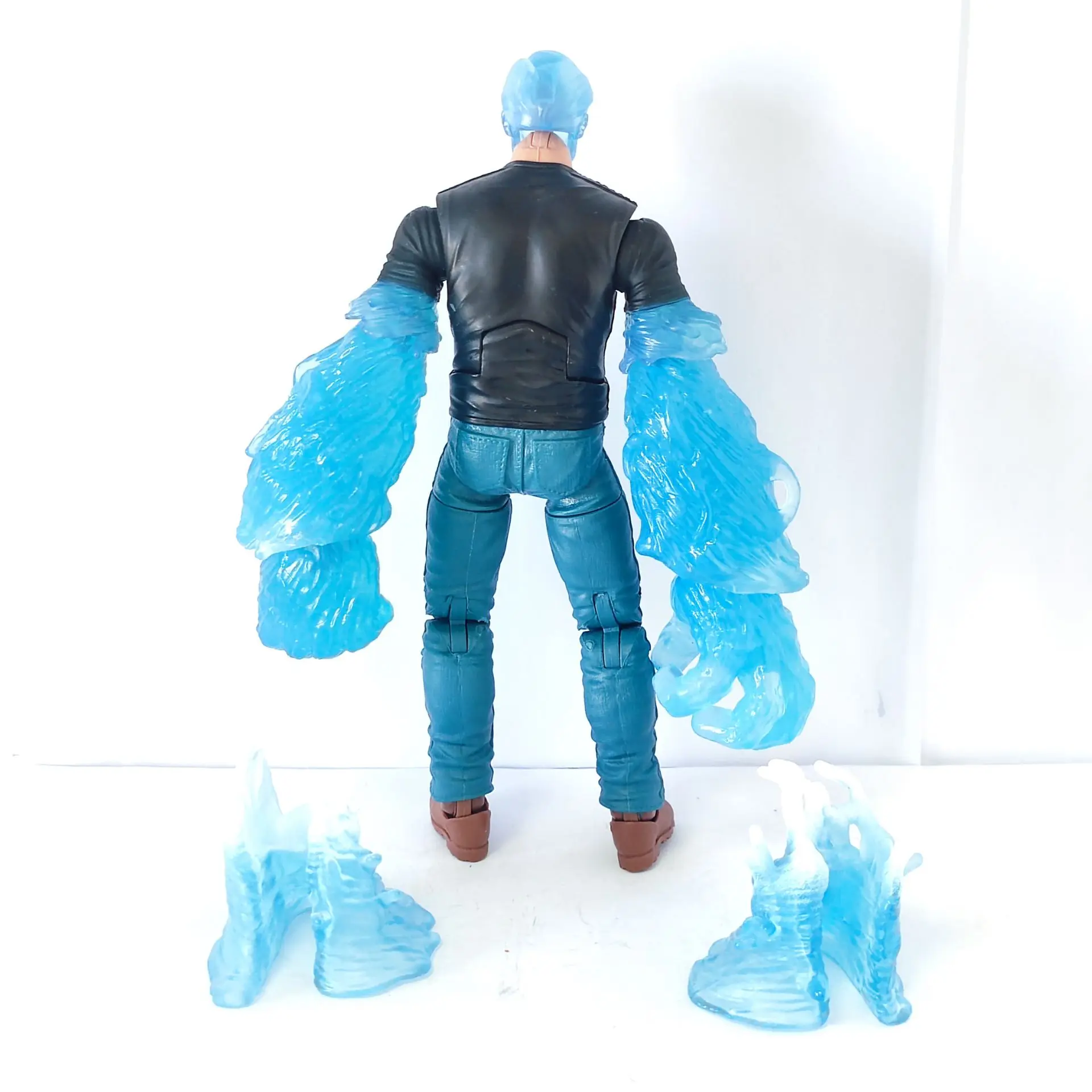 جسم Marvel Legends Molten Man Wave Hydro-Man مع رأس سلسلة VHS مقاس 6 بوصات