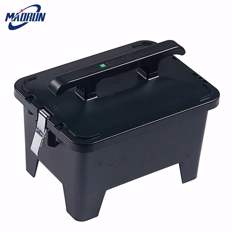 

12/24/36 ways black explosion-proof socket distribution box industrial portable outdoor socket box rainproof overhaul box