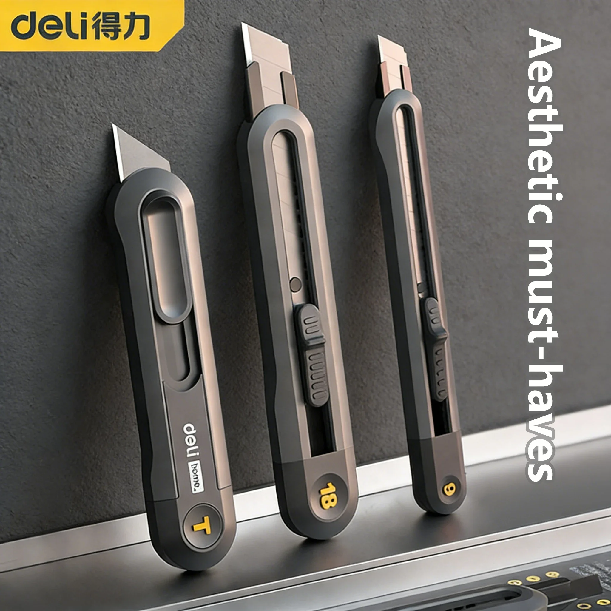 Black Edge Utility Knife - Sleek & Aggressive Design with Tungsten Alloy Blade & Steel Body