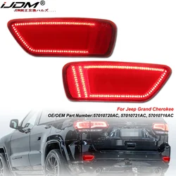 iJDM Rear Bumper Reflector Lights for Jeep Grand Cherokee WK2,Compass & for Dodge Journey Tail, Brake & Rear Fog Lamps 2011-2021