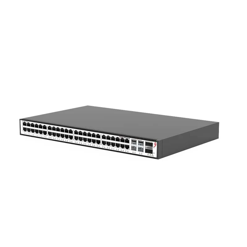 XikeStor L3 Managed Ethernet Network Switch 48 2.5G RJ45 Ports 4 10G SFP+ Slots 2 40G QSFP+ Slots Switch With Web/CLI Manage