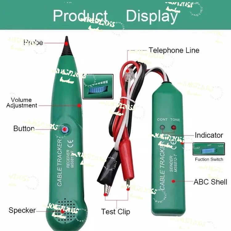 

Apply to Cable Tracker Tester for MS6812: Network Cable Checker, Tracker & Finder