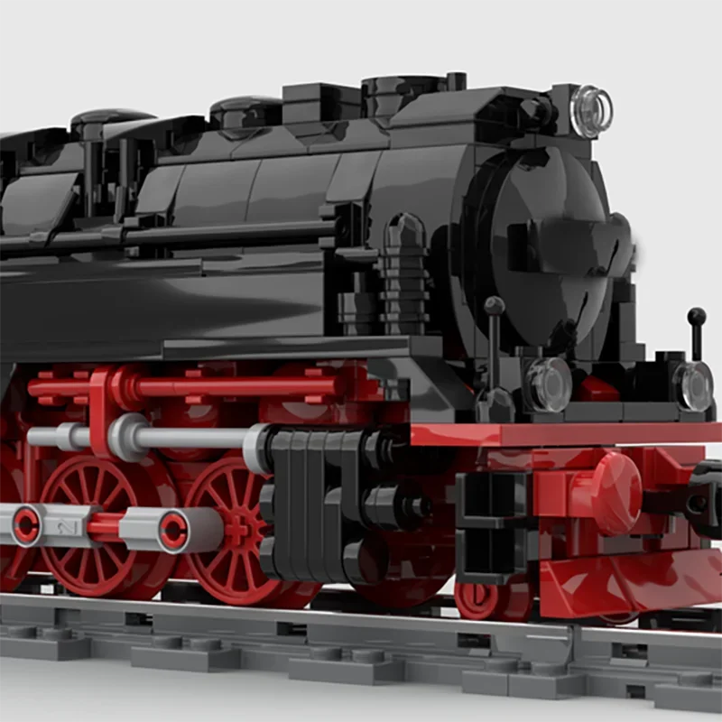 Spoorwegtrein Serie Moc Bouwstenen Stoommachine Br99 Modeltechnologie Modulaire Blokken Construtie Diy Assemblage Speelgoed Geschenken