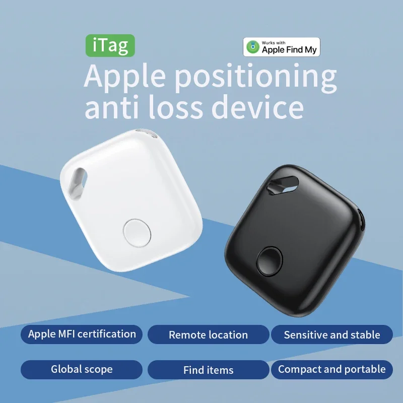 Mini dispositivo di localizzazione Smart Air Tag Key Child Finder Pet Tracker Location Smart Tracker funziona con Apple Find My APP sistema IOS