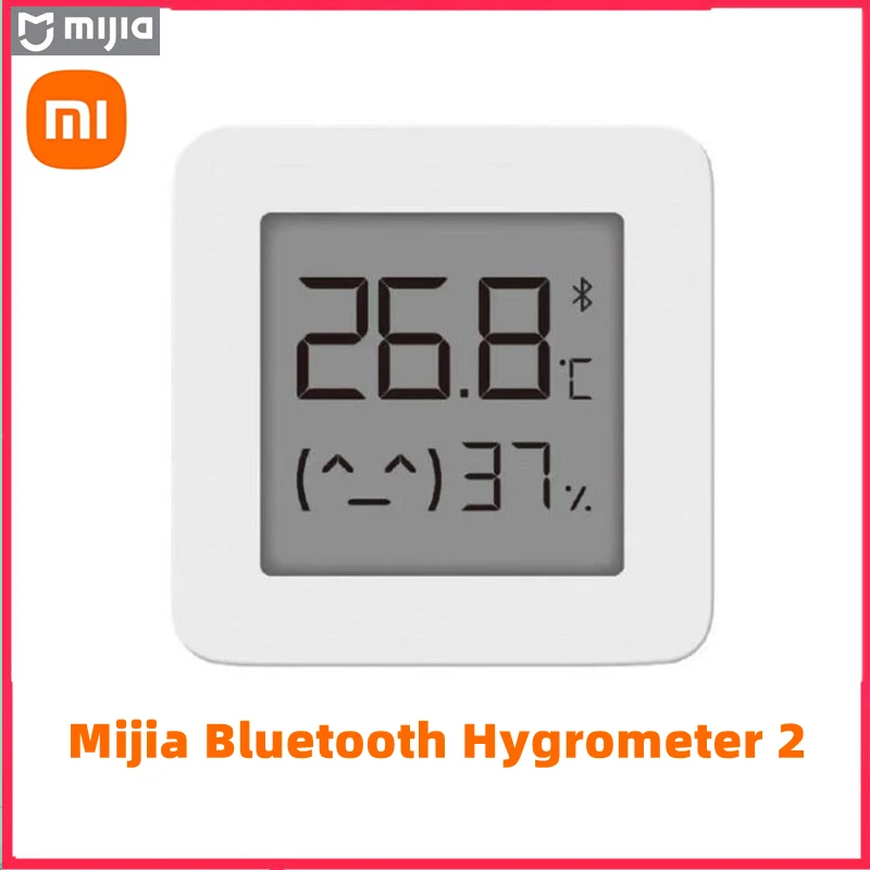 Bluetooth-термометр XIAOMI Mijia, умный беспроводной цифровой гигрометр с датчиком влажности и батареей, работает с приложением Mijia