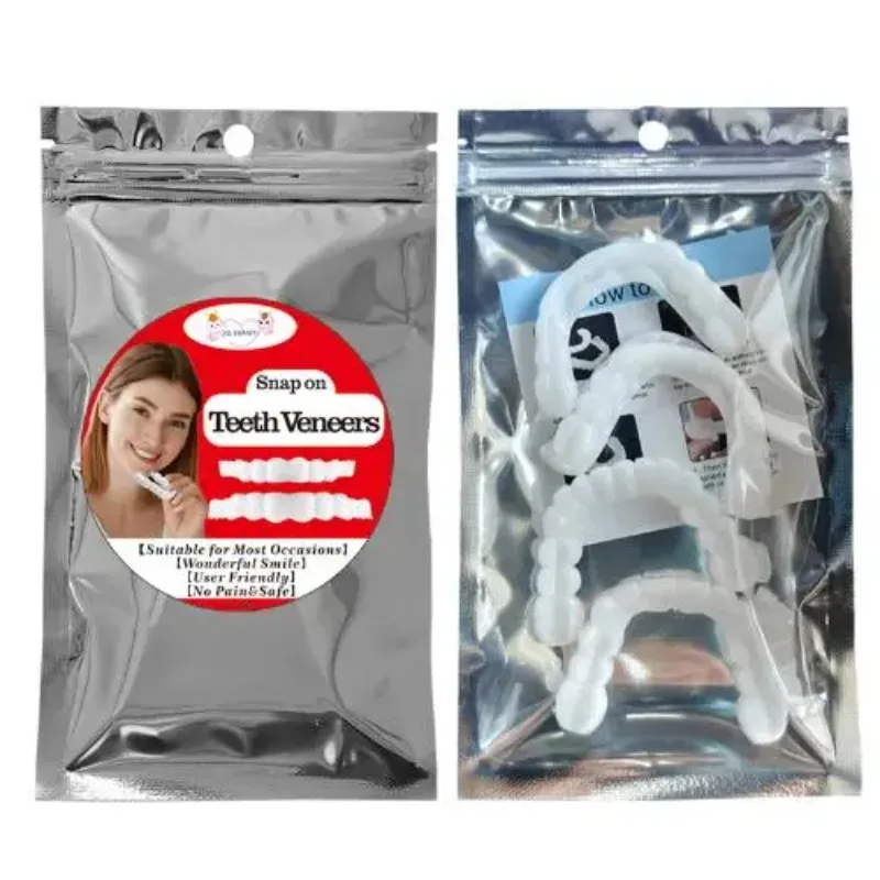 

Отбеливание зубов, антибактериальный/уход за резинками, гигиена полости рта и очистка, набор, имитация временных протезов для взрослых, уверенная улыбка