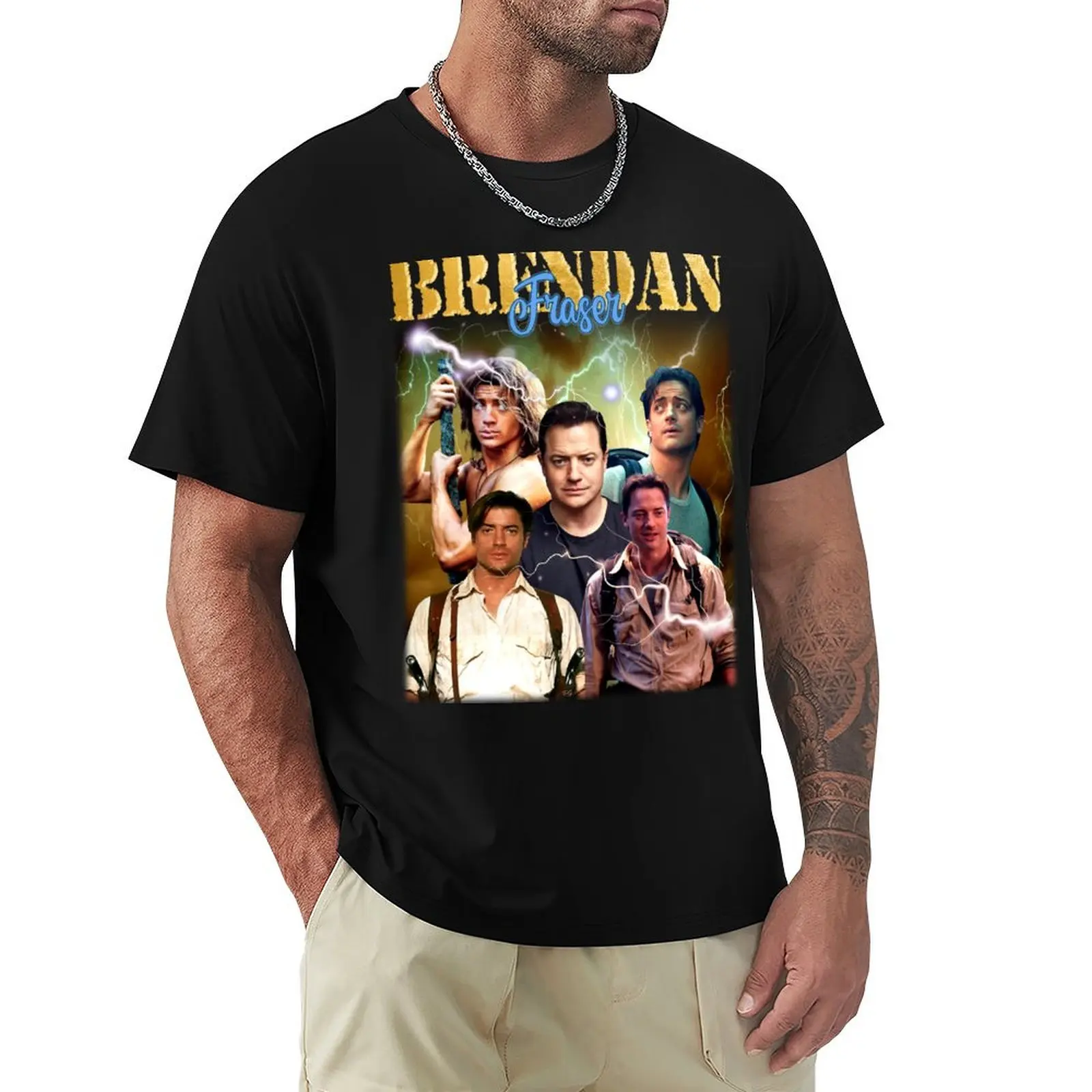

Movie Actor Fraser T-Shirt topping shirts graphic vintage graphic tee Anime t-shirt mens graphic t-shirts big and tall