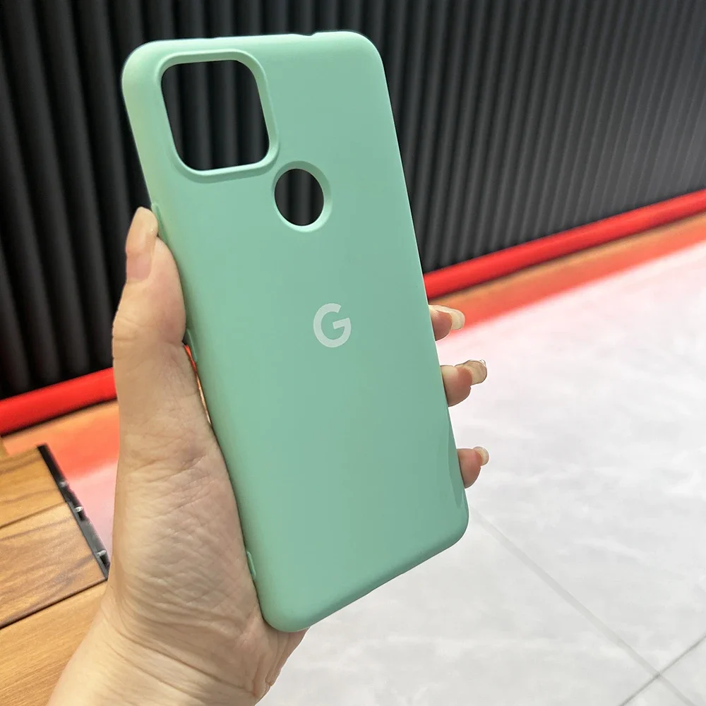 For Google Pixel 5 5A Case Liquid Silicone Soft TPU Back Cover For Pixel 5 5a Shockproof Protective Coque