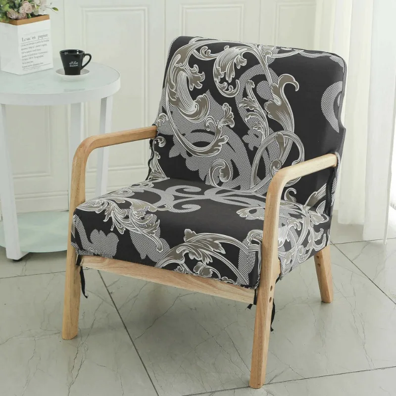 Elastic Armchair Slipcover 100% Polyester Zipper Chair Cover